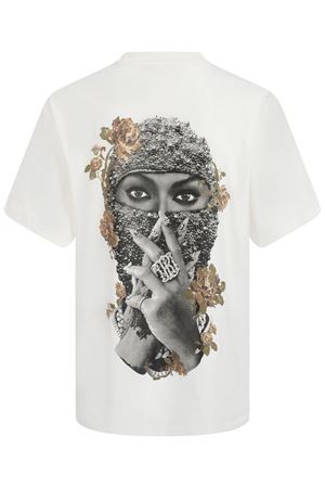 White cotton Marble Mask T-shirt IH NOM UH NIT | NUW24228081